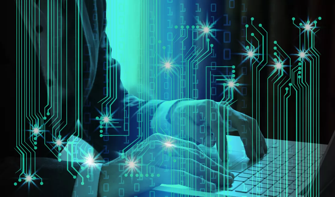 digital-composite-image-businessman-using-laptop-with-binary-codes